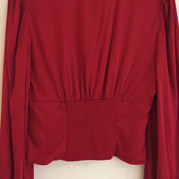 Sunday Best Tatiana Blouse Red Size 4 - Picture 3 of 6